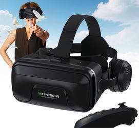 VR SHINECON VIRTUAL REALITY GLASSES with Bluetooth remote controller