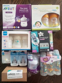 NEW Baby Bottles, Breast Pump Accessories, 