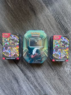 Pokemon Pitch Black Booster Bundles and Tin