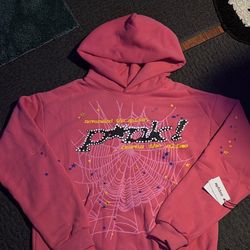 Pink P*nk Sp5der Hoodie Size M