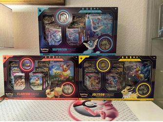 Pokemon FLAREON JOLTEON VAPOREON BOXES!