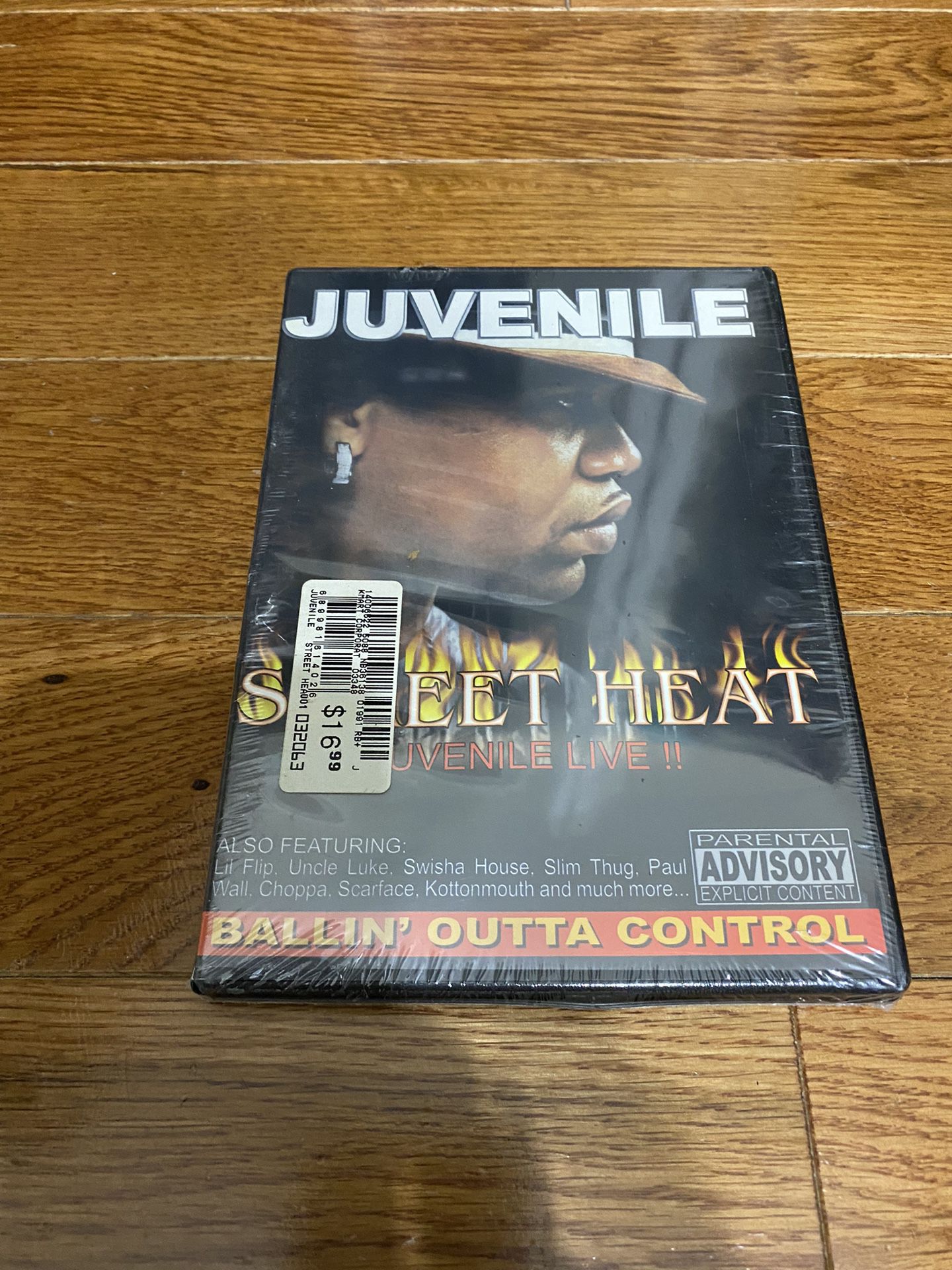 Juvenile Street Heat: Live DVD 2005 Cornbread Ballin Outta Control Sealed