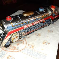 Toy Tin Battery Train