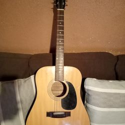 Fender Acoustic And Electric Guitar Ventura V-6 Model And Fender Electric Guitar