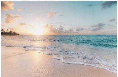 Wall Mural Romantic Beach Design