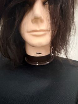 Burmax "Jake" Cosmetology Mannequin Head – 100% Human Hair