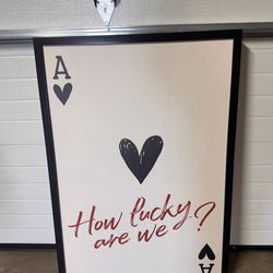 Ace of Hearts Art Print