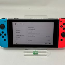 Nintendo Switch v2 Video Game Console HAC-001(-01)  Red/Blue