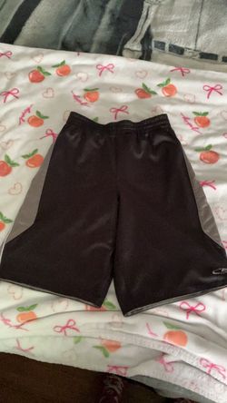 Boy basketball two sided silk shorts.