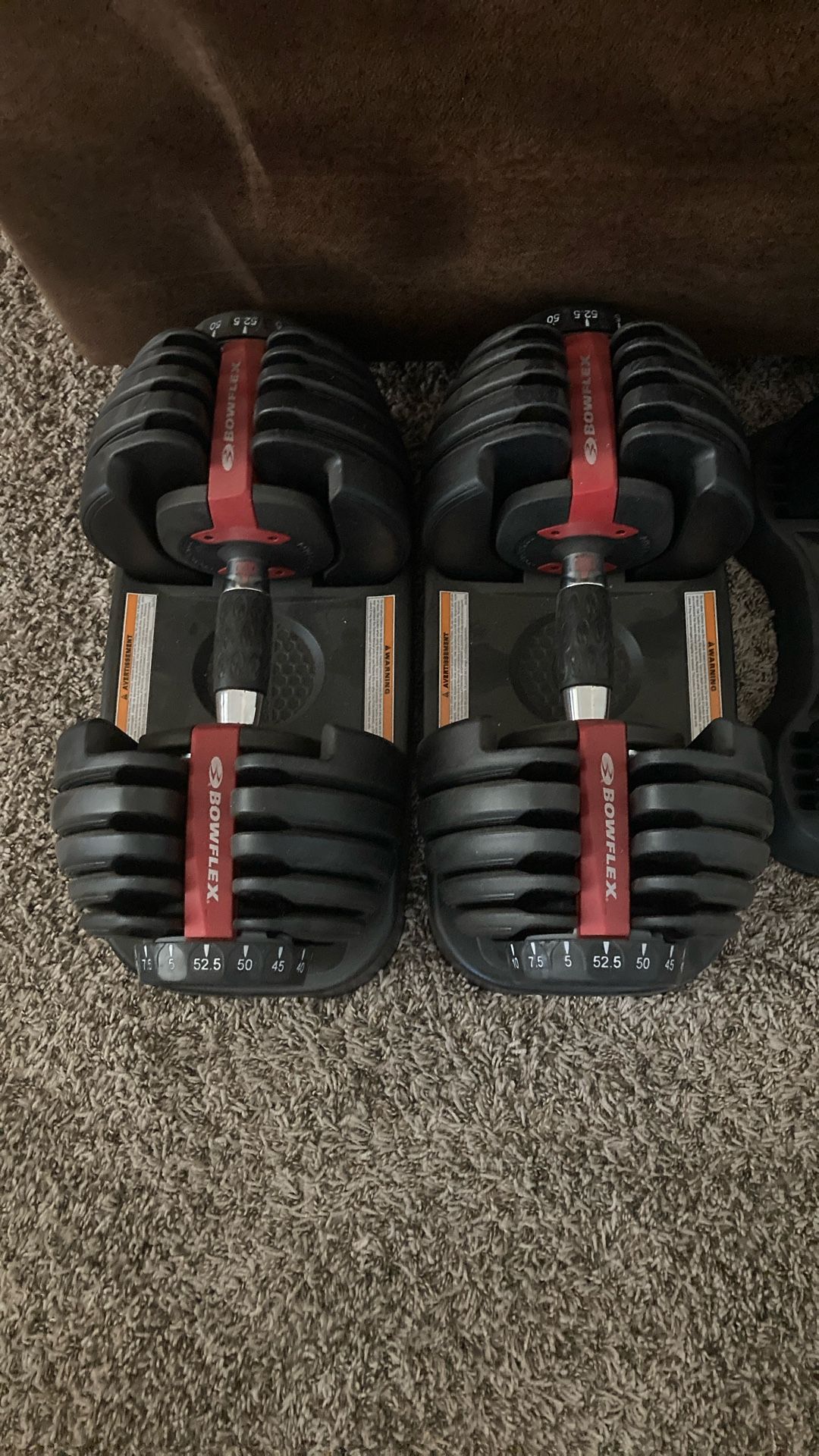 52.5 Lbs Adjustable Dumbbells