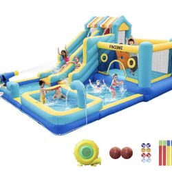 🏰 For Sale: NEW Bounce house double Waterslide with moonwalk