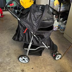 Vivo Black Pet Stroller