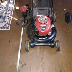 Lawn Mower And Weed Wacker