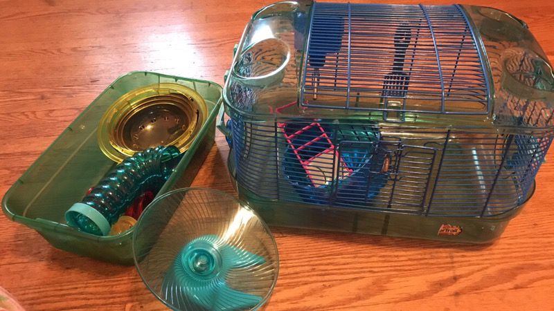 Hamster cage set