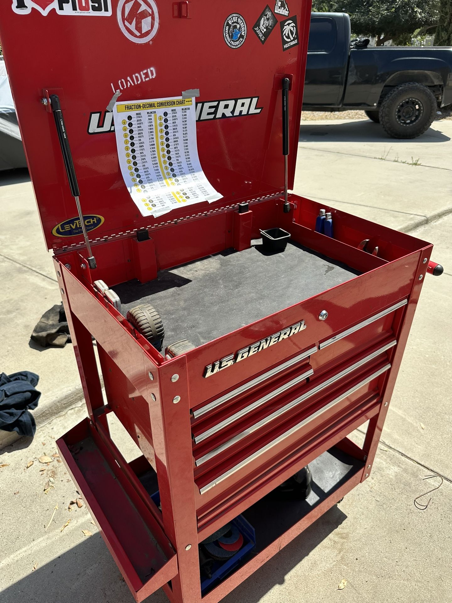 U.S. General Tool Box β Loaded with Tools β Great Condition!