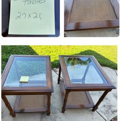 Two End Tables 