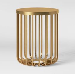 opalhouse gold cage table
