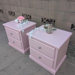 Light Pink Vintage Nightstands