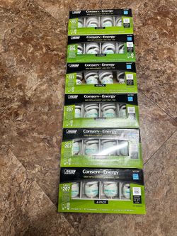 Set of 6 BNB Conserv Energy Light Bulbs . Use Anywhere