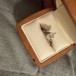 Marquise Cut Diamond Wedding Set