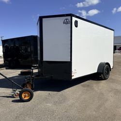 Trailer Enclosed 6 X 12 Polycore 0.80 It’s 2026. Financing Available With A Small Payment.