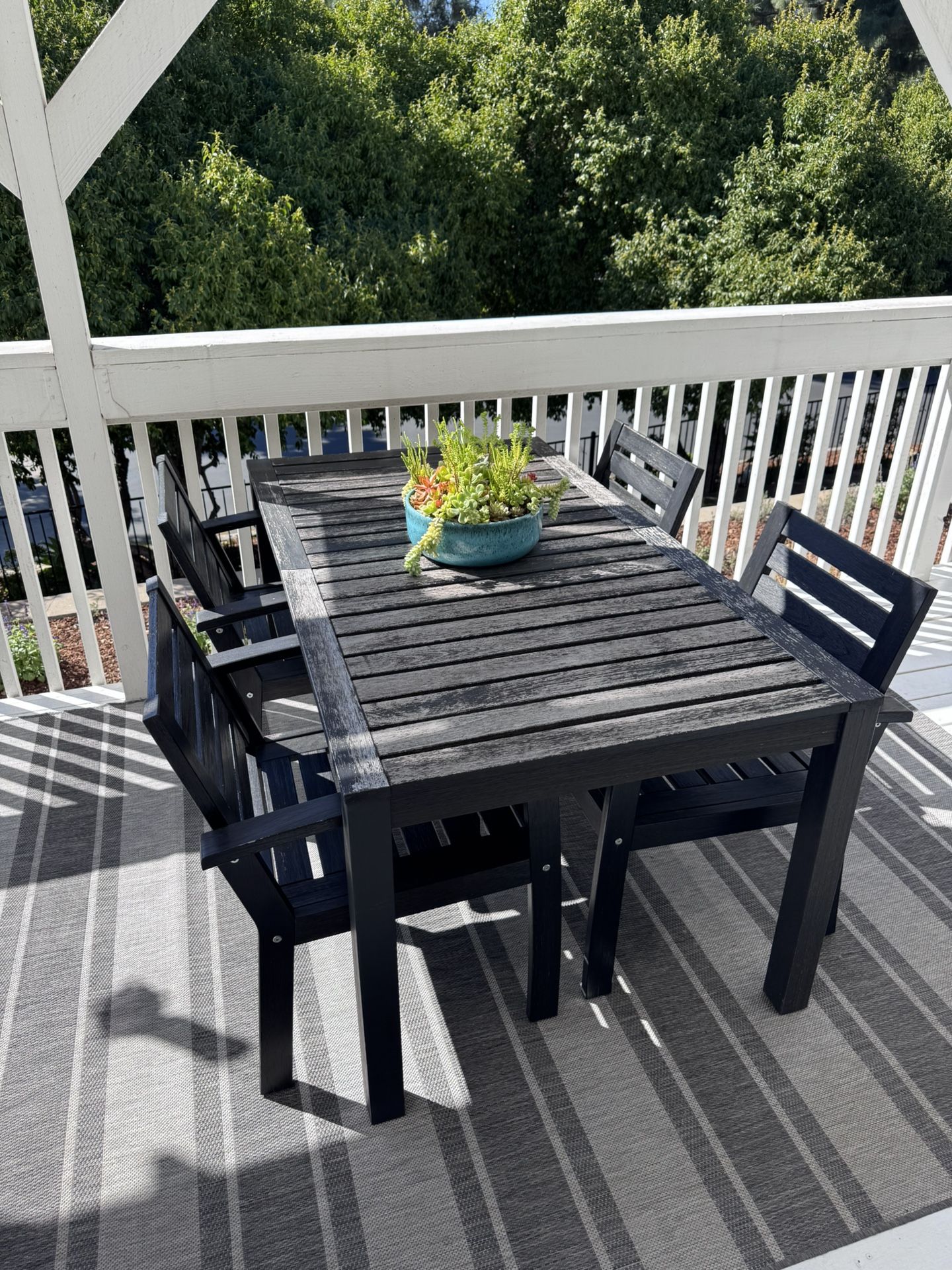 Patio Table And Four Chairs