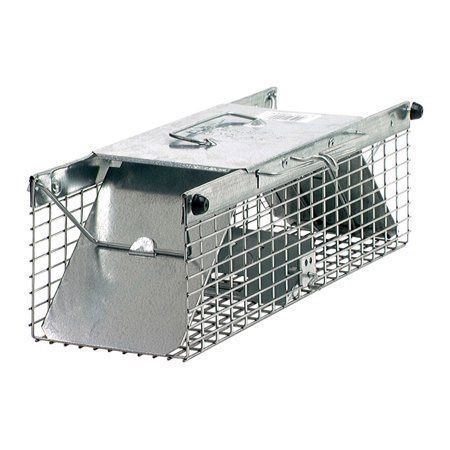 Havahart 1025 Two Door Squirrel Trap Cage Silver - S