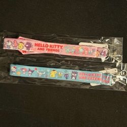 Hello Kitty and Friends Blue & Pink Lanyard Set Round 1 Exclusive