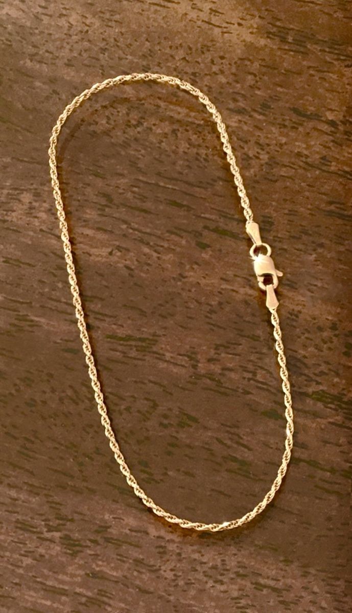 🇮🇹9” Solid 18K Solid Gold Anklet 1.75mm