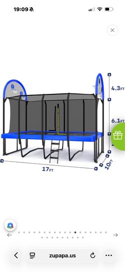 Trampoline 10X17ft