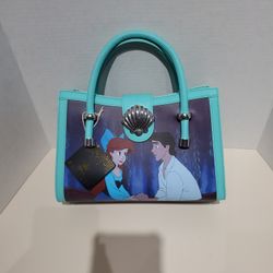 Disney Little Mermaid Purse, Loungefly Bags & Handbag, Disney Little Mermaid Princess Scene Crossbody, New, Original Condition, NWT