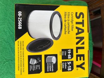 Stanley Wet/Dry Vac Cartridge Filter 08-2566B