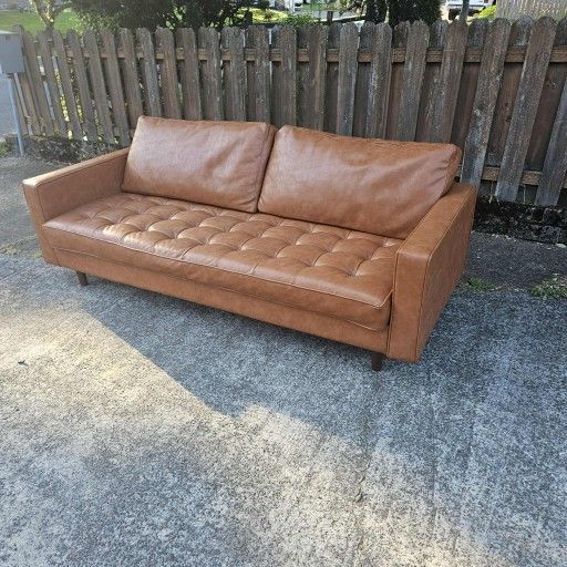 Mcm Leather Sofa Couch