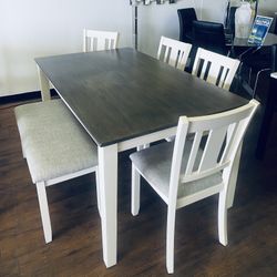 6Pc Dining Table Set 