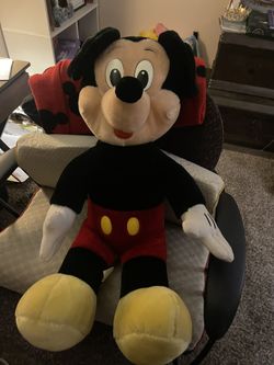 large Mickey plush