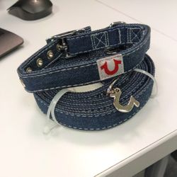 True Religion Puppy Collar An Leach For Small Or Puppy Dogs 