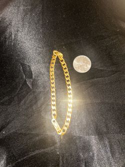 Gold Plated Cuban Link Bracelet