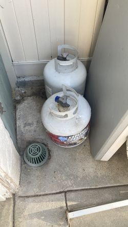 Two gas tanks