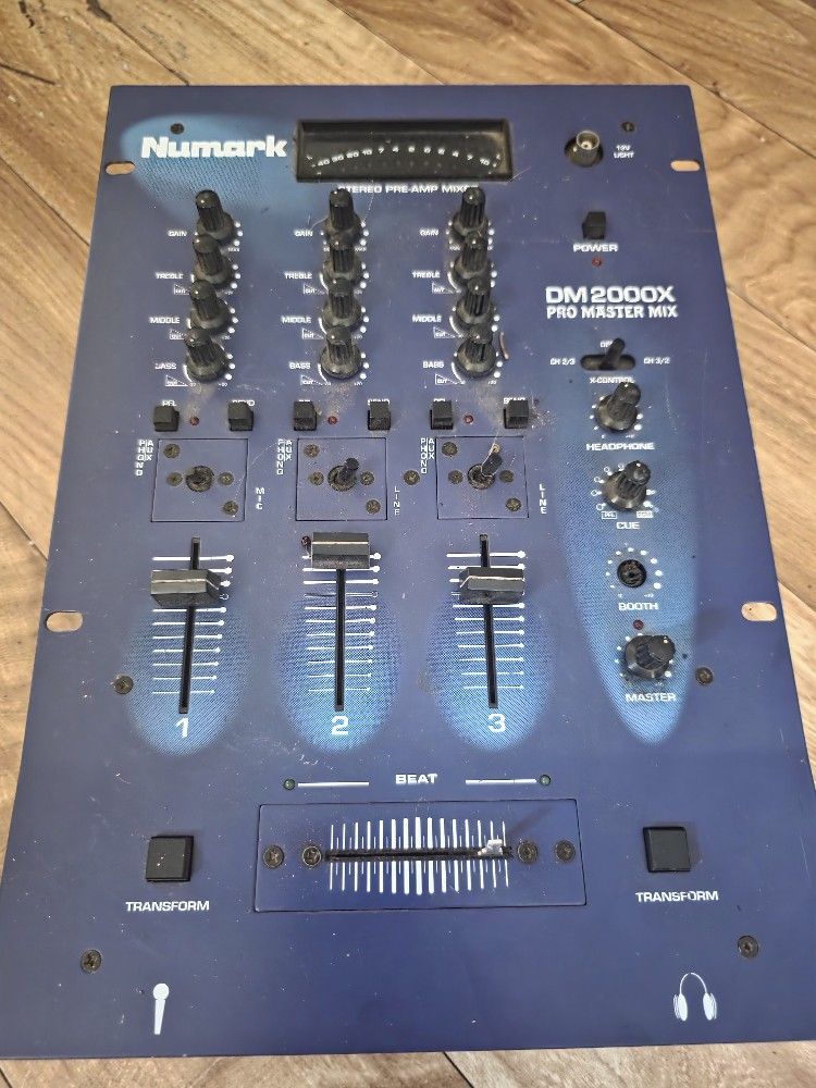 Numark Dm2002x Pro Master Mix Dj Mixer