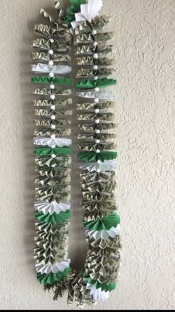 Graduation money leis