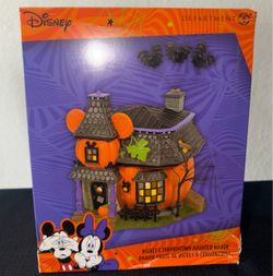 Disney Department 56 MICKEY'S PUMPKINTOWN HAUNTED MANOR Village Halloween NEW Home Decor