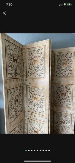 Italalian Hand Crafted Decorative Room Screen 