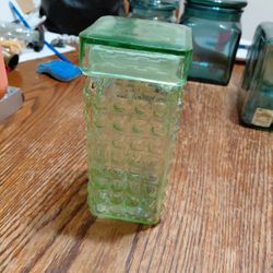 Vintage Candy Container Light Green