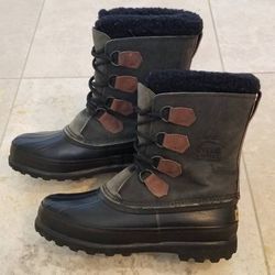 Sorel Alpine Womens Sz 10 Snow Boots, Forest Green, Cost $130, Sell $75