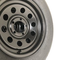 New 205/75/15R 8 Ply Load Range D Radial Trailer Tire and Wheel Combo