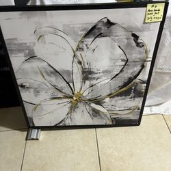 Wall Art Picture Modern Flower