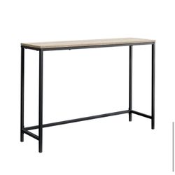 Wood And Metal Console Table
