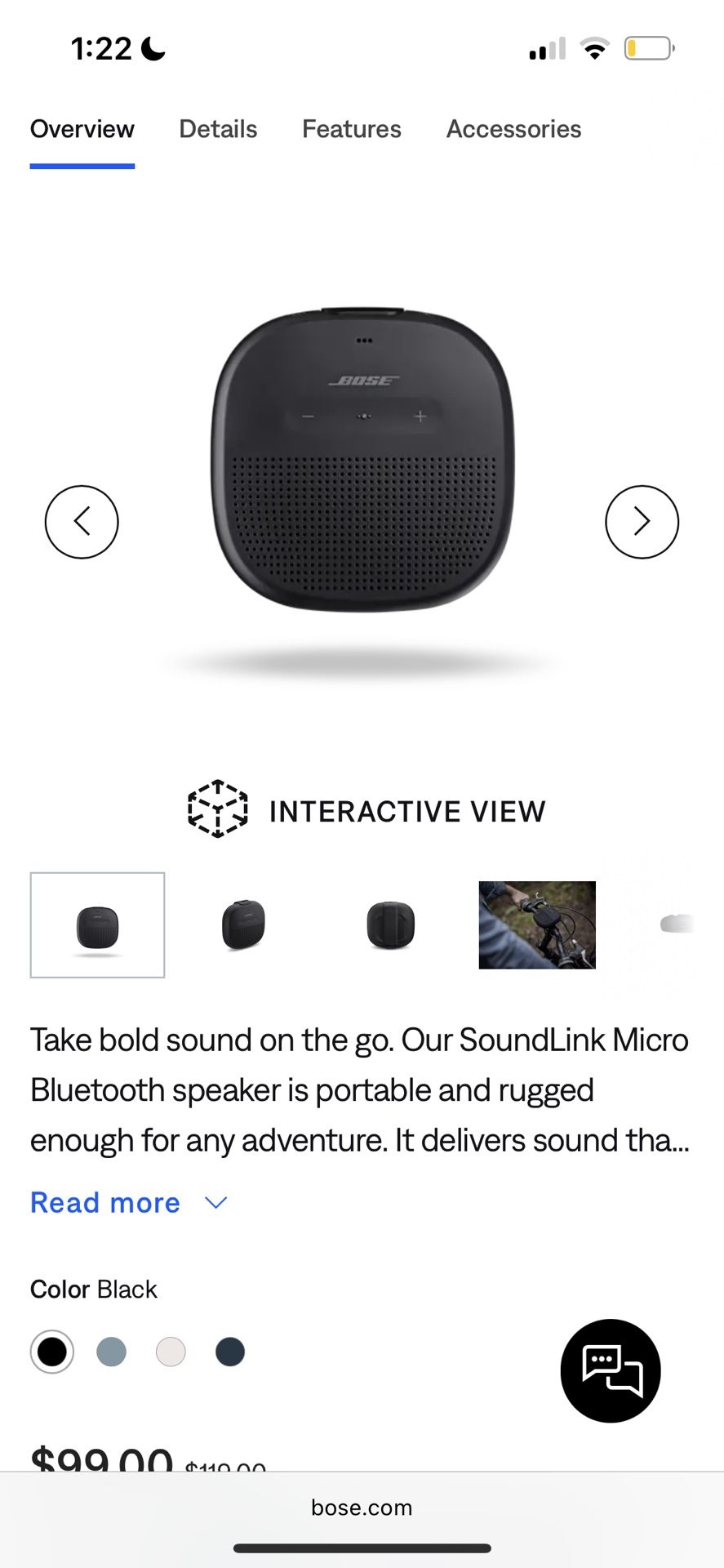 Bose SoundLink Micro Bluetooth Speaker