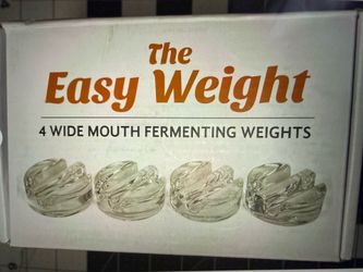 4 wide mouth fermenting  weights