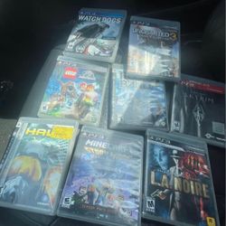 8 PS3 games PreOwned for 20 